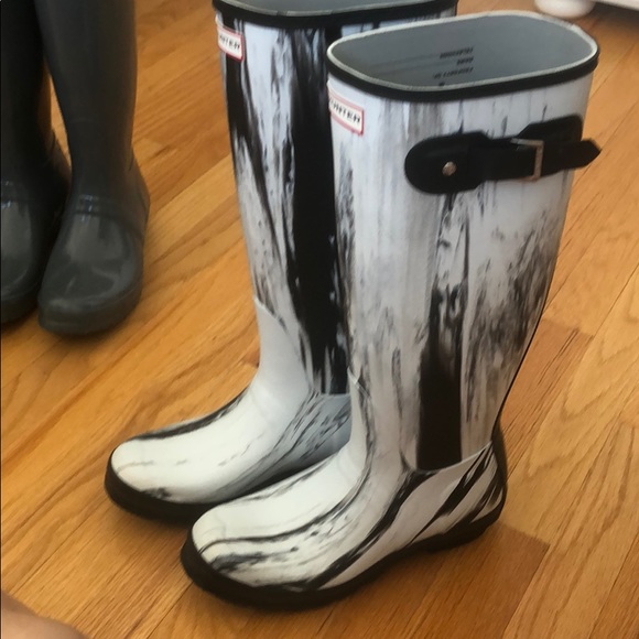 HUNTER BOOTS UNISEX MARBLE 7 MALE 8 FEMALE - Picture 7 of 13